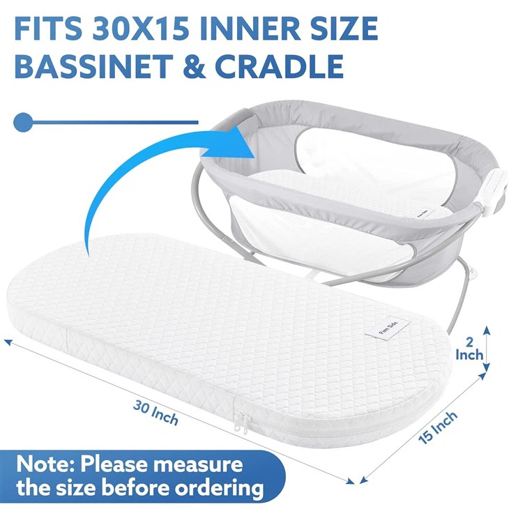 Universal Fit Baby Bassinet Mattress Pad factory